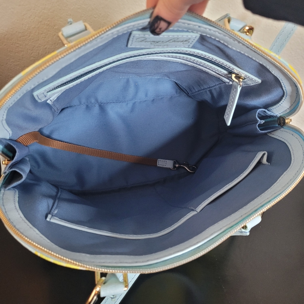 Dooney & Bourke Zip Zip Dome Satchel Lemon Limone - Picture 13 of 15